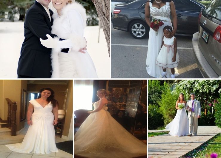 Beautiful wedding dresses altered over the years!