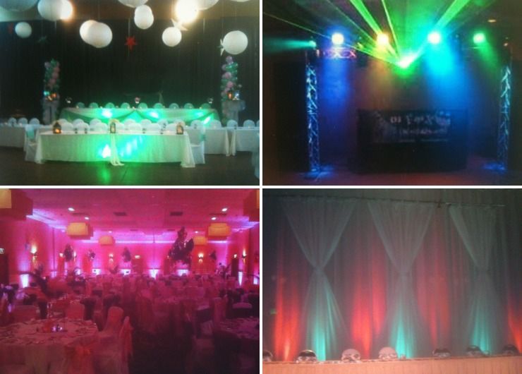 Wedding with Up Lights