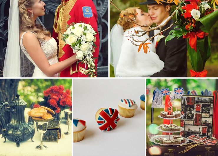 English themed wedding