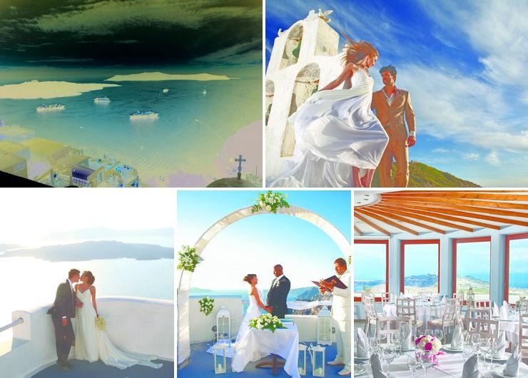 Dream Wedding in Santorini