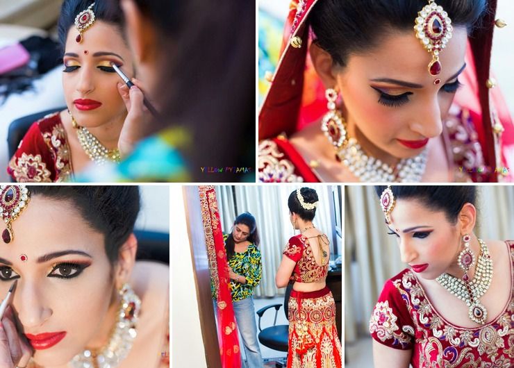 Bridal makeup of Suchi for her wedding