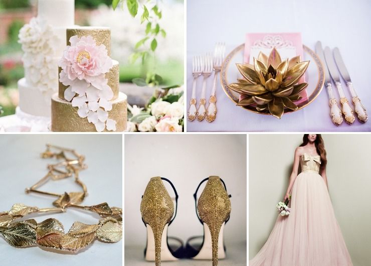 Pink&Gold Wedding  Ideas