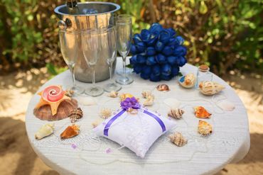 Marine purple real weddings