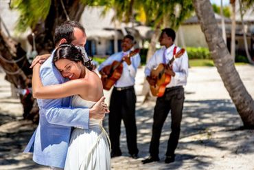 Beach blue real weddings