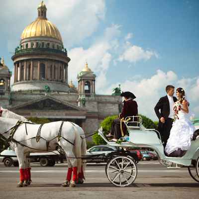 Overseas wedding transport