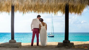 Beach pink real weddings