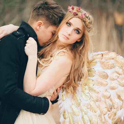 Themed gold real weddings