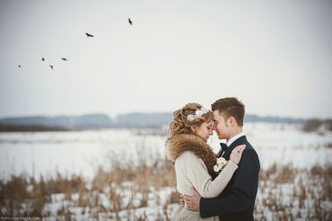 French winter real weddings