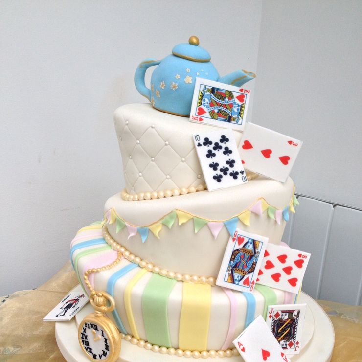 Mad hatters tea party cake