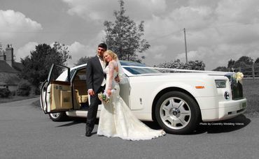 European white wedding transport