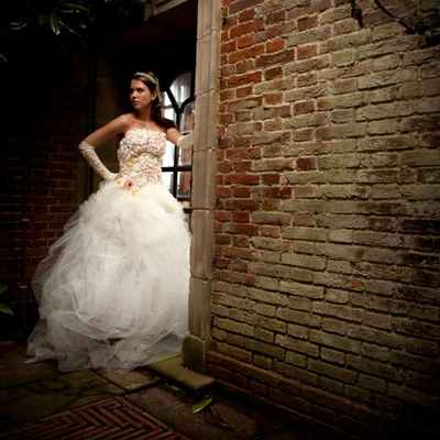 Themed ivory long wedding dresses