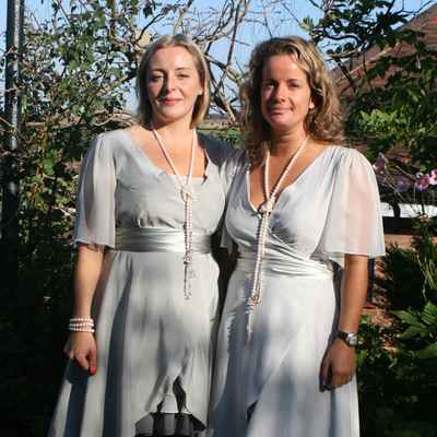 Grey bridesmaids