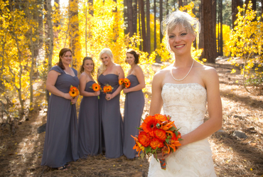Autumn bridesmaids