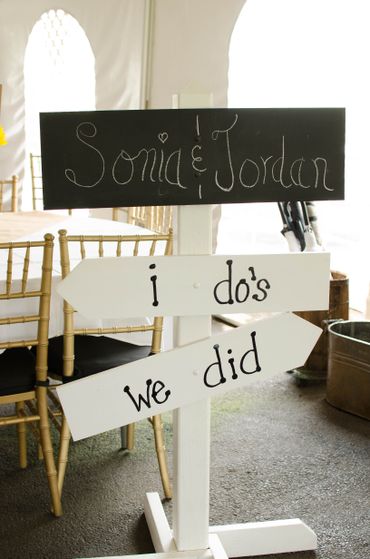 Wedding signs