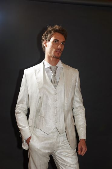 White groom style