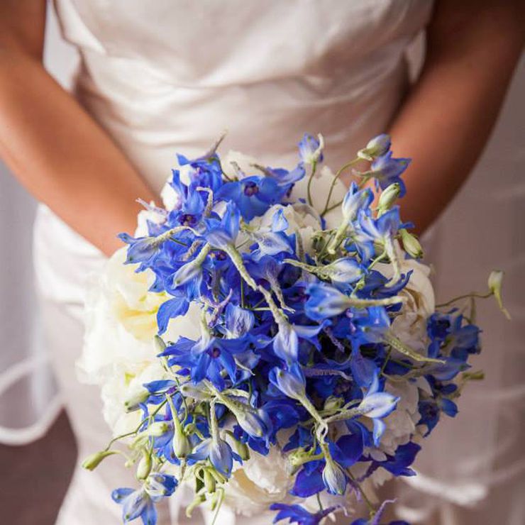 Wedding in blue