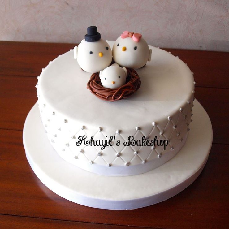 Dove wedding cake