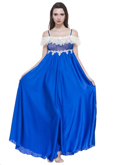 Blue wedding lingerie