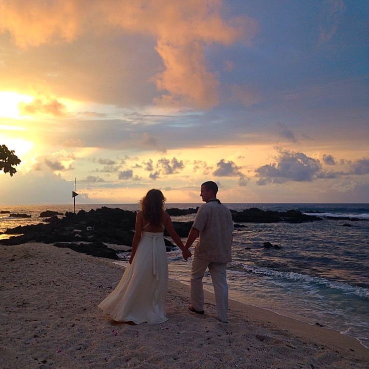 Simple Kona Beach Weddings Highlights and Happy Couples!