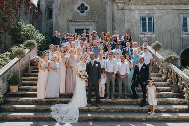 White outdoor long wedding dresses