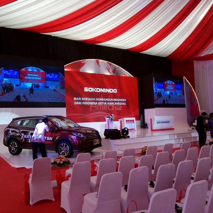 Sewa Tenda Roder Event Peresmian Pabrik Mobil Sokonindo Cikande Tangerang